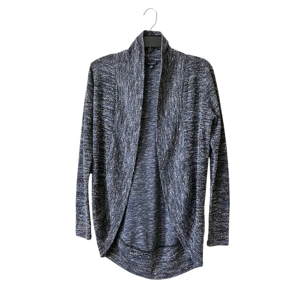 Aeropostale NYC Circle Open Cardigan Women's Size S Blue Marled Long Sleeve Cozy - Picture 1 of 7